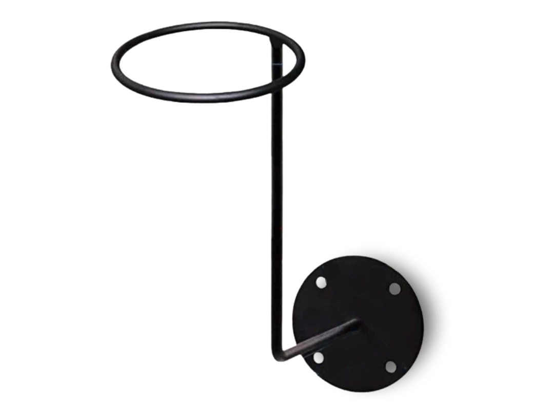 Soporte de pared para casco de moto