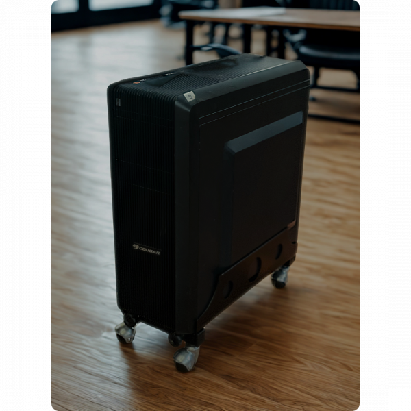 Soporte Metálico para PC con ruedas de goma - Imagen 2