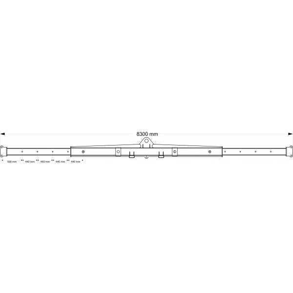 Percha izaje cap. 3ton. - Imagen 4