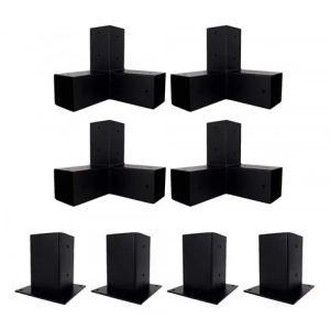 Kit Estructural Para Pérgola Cuadrada 10x10cm 2mm