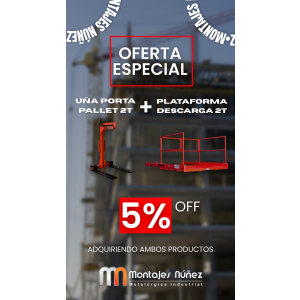 PortaPallet 2ton. + Plataforma 2 Ton